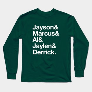 Boston Celtics names Long Sleeve T-Shirt